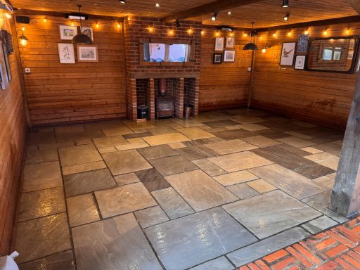 clean side patio